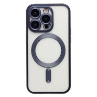 Чехол-накладка для Apple iPhone 14 Pro (титановый синий) - SM027 SafeMag