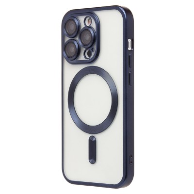 Чехол-накладка для Apple iPhone 14 Pro (титановый синий) - SM027 SafeMag