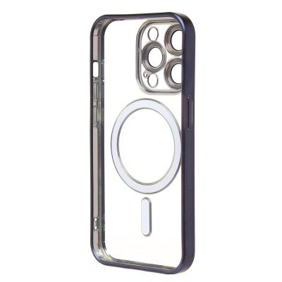 Чехол-накладка для Apple iPhone 14 Pro (титановый синий) - SM027 SafeMag