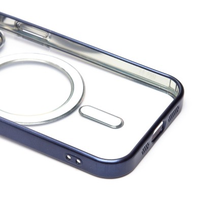 Чехол-накладка для Apple iPhone 14 Pro (титановый синий) - SM027 SafeMag