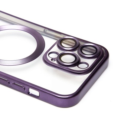 Чехол-накладка для Apple iPhone 14 Pro (темно-фиолетовый) - SM027 SafeMag