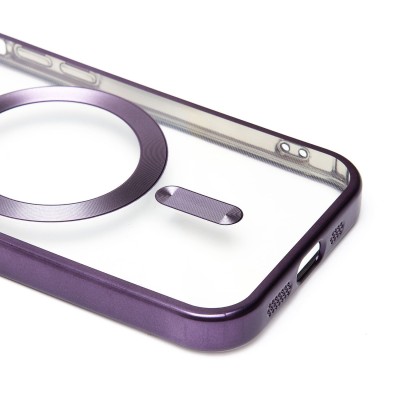 Чехол-накладка для Apple iPhone 14 Pro (темно-фиолетовый) - SM027 SafeMag