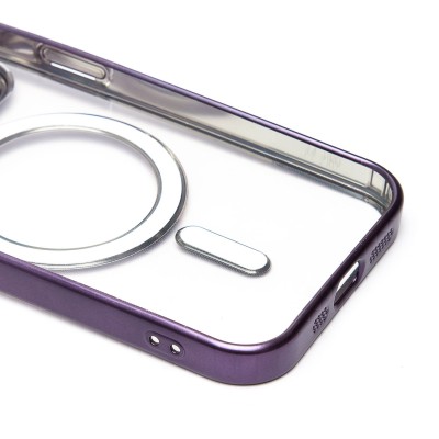 Чехол-накладка для Apple iPhone 14 Pro (темно-фиолетовый) - SM027 SafeMag