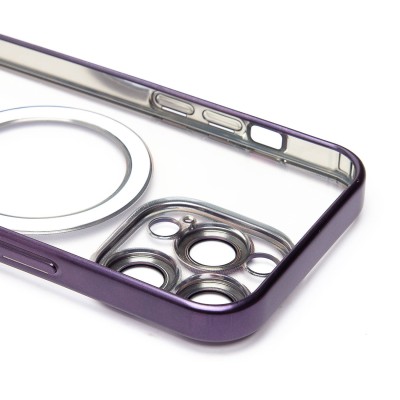 Чехол-накладка для Apple iPhone 14 Pro (темно-фиолетовый) - SM027 SafeMag