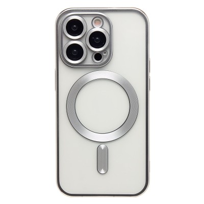 Чехол-накладка для Apple iPhone 14 Pro (серебяный) - SM027 SafeMag