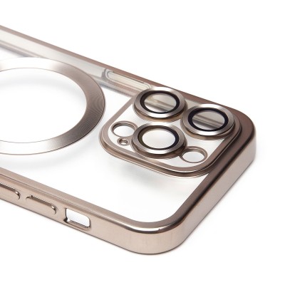Чехол-накладка для Apple iPhone 14 Pro (титановый) - SM027 SafeMag