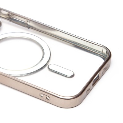 Чехол-накладка для Apple iPhone 14 Pro (титановый) - SM027 SafeMag