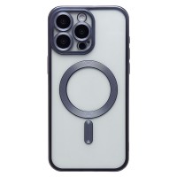 Чехол-накладка для Apple iPhone 15 Pro Max (титановый синий) - SM027 SafeMag