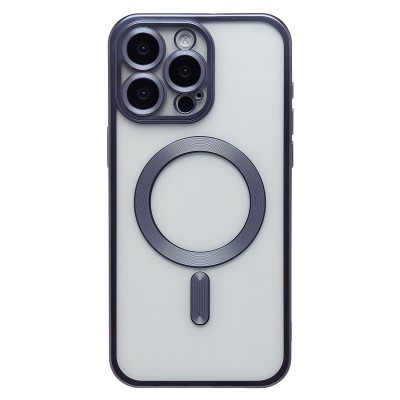 Чехол-накладка для Apple iPhone 15 Pro Max (титановый синий) - SM027 SafeMag