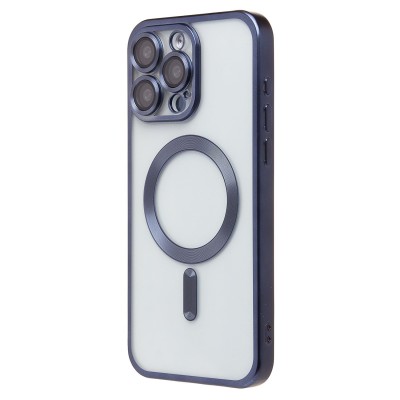Чехол-накладка для Apple iPhone 15 Pro Max (титановый синий) - SM027 SafeMag