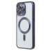 Чехол-накладка для Apple iPhone 15 Pro Max (титановый синий) - SM027 SafeMag