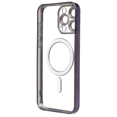 Чехол-накладка для Apple iPhone 15 Pro Max (титановый синий) - SM027 SafeMag