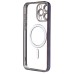 Чехол-накладка для Apple iPhone 15 Pro Max (титановый синий) - SM027 SafeMag