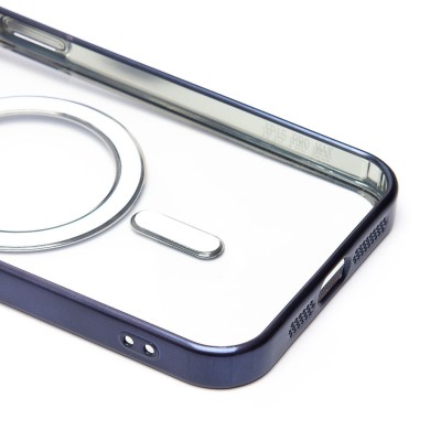 Чехол-накладка для Apple iPhone 15 Pro Max (титановый синий) - SM027 SafeMag