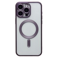 Чехол-накладка для Apple iPhone 15 Pro Max (темно-фиолетовый) - SM027 SafeMag