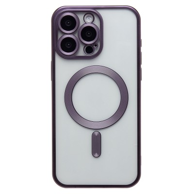 Чехол-накладка для Apple iPhone 15 Pro Max (темно-фиолетовый) - SM027 SafeMag