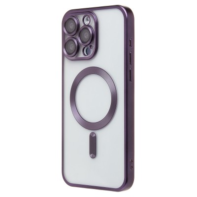 Чехол-накладка для Apple iPhone 15 Pro Max (темно-фиолетовый) - SM027 SafeMag