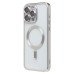 Чехол-накладка для Apple iPhone 15 Pro Max (серебяный) - SM027 SafeMag