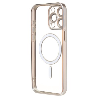 Чехол-накладка для Apple iPhone 15 Pro Max (серебяный) - SM027 SafeMag
