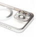 Чехол-накладка для Apple iPhone 15 Pro Max (серебяный) - SM027 SafeMag