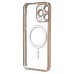 Чехол-накладка для Apple iPhone 15 Pro Max (титановый) - SM027 SafeMag