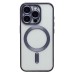 Чехол-накладка для Apple iPhone 15 Pro (титановый синий) - SM027 SafeMag