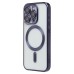 Чехол-накладка для Apple iPhone 15 Pro (титановый синий) - SM027 SafeMag