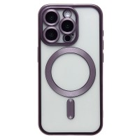 Чехол-накладка для Apple iPhone 15 Pro (темно-фиолетовый) - SM027 SafeMag