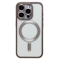 Чехол-накладка для Apple iPhone 15 Pro (титановый) - SM027 SafeMag
