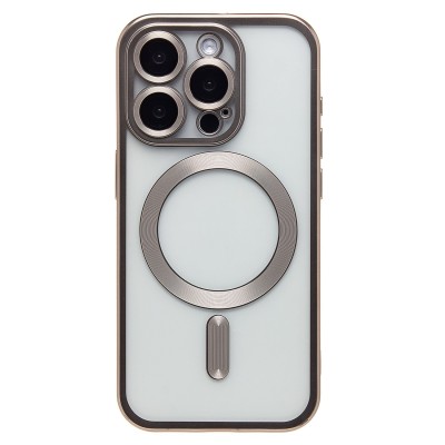 Чехол-накладка для Apple iPhone 15 Pro (титановый) - SM027 SafeMag