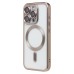 Чехол-накладка для Apple iPhone 15 Pro (титановый) - SM027 SafeMag