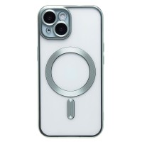 Чехол-накладка для Apple iPhone 15 (зеленый) - SM027 SafeMag Чехол-накладка для Apple iPhone 15 (зеленый) - SM027 SafeMag