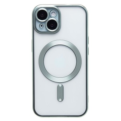 Чехол-накладка для Apple iPhone 15 (зеленый) - SM027 SafeMag
