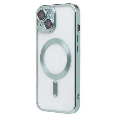 Чехол-накладка для Apple iPhone 15 (зеленый) - SM027 SafeMag