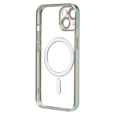 Чехол-накладка для Apple iPhone 15 (зеленый) - SM027 SafeMag