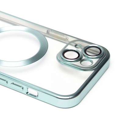 Чехол-накладка для Apple iPhone 15 (зеленый) - SM027 SafeMag