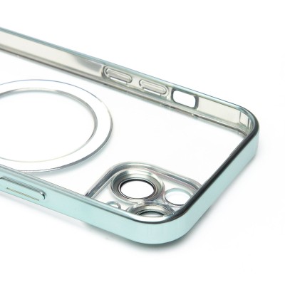 Чехол-накладка для Apple iPhone 15 (зеленый) - SM027 SafeMag