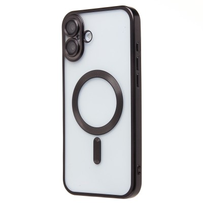 Чехол-накладка для Apple iPhone 16 Plus (черный) - SM027 SafeMag