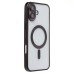 Чехол-накладка для Apple iPhone 16 Plus (черный) - SM027 SafeMag