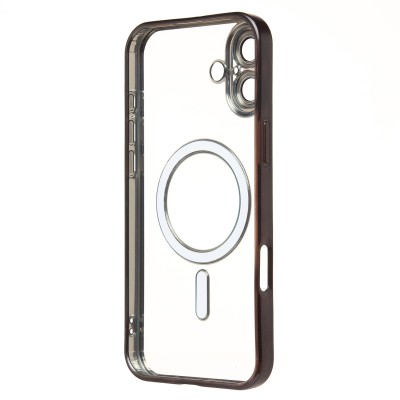 Чехол-накладка для Apple iPhone 16 Plus (черный) - SM027 SafeMag