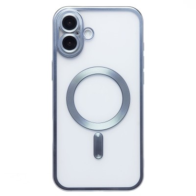 Чехол-накладка для Apple iPhone 16 Plus (синий) - SM027 SafeMag
