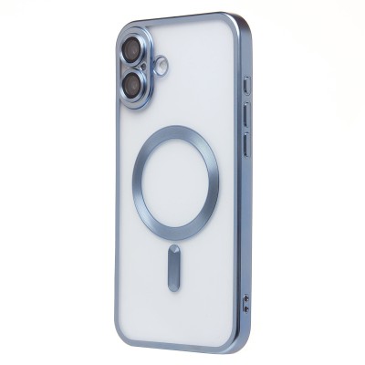 Чехол-накладка для Apple iPhone 16 Plus (синий) - SM027 SafeMag