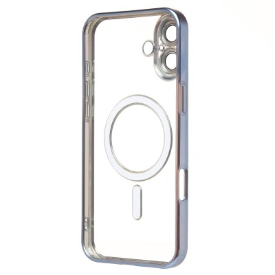 Чехол-накладка для Apple iPhone 16 Plus (синий) - SM027 SafeMag