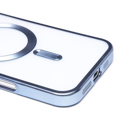 Чехол-накладка для Apple iPhone 16 Plus (синий) - SM027 SafeMag