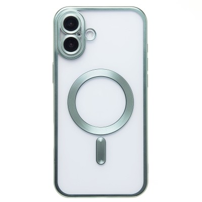Чехол-накладка для Apple iPhone 16 Plus (зеленый) - SM027 SafeMag Чехол-накладка для Apple iPhone 16 Plus (зеленый) - SM027 SafeMag