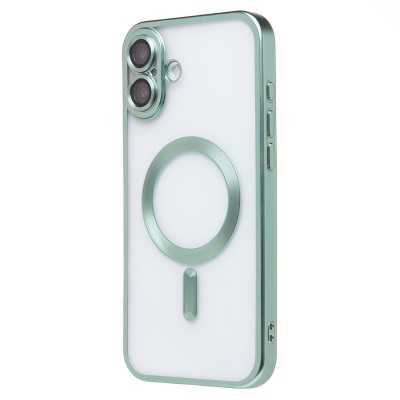 Чехол-накладка для Apple iPhone 16 Plus (зеленый) - SM027 SafeMag