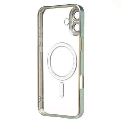 Чехол-накладка для Apple iPhone 16 Plus (зеленый) - SM027 SafeMag