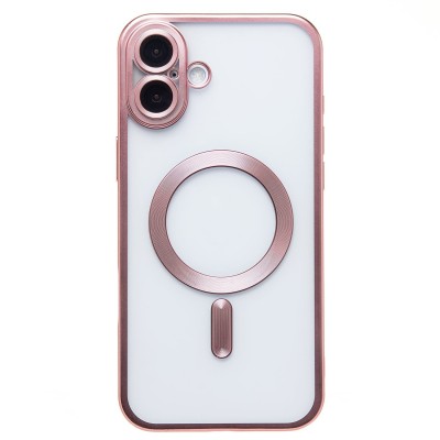 Чехол-накладка для Apple iPhone 16 Plus (розовый) - SM027 SafeMag