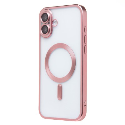 Чехол-накладка для Apple iPhone 16 Plus (розовый) - SM027 SafeMag