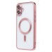 Чехол-накладка для Apple iPhone 16 Plus (розовый) - SM027 SafeMag